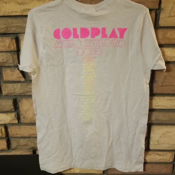 Coldplay shirt MYLO XYLOTO World Tour 2012 new C3 - Picture 6 of 7